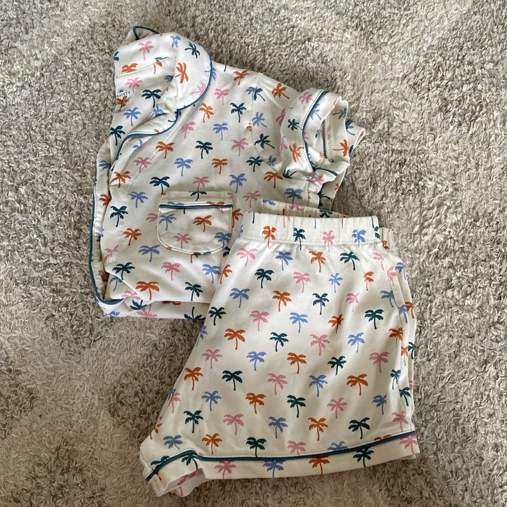 Roller Rabbit x Faherty Palm Tree Pajama set